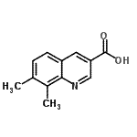 CAS#: 71082-60-5, 7,8-Dimethyl-3-quinolinecarboxylic acid