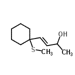 CAS#: 711028-55-6, (3E)-4-[1-(Methylsulfanyl)cyclohexyl]-3-buten-2-ol
