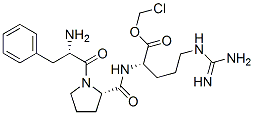CAS 登录号：71142-71-7， D-苯丙氨酰-N-[(1S)-4-[(氨基亚胺甲基)氨基]-1-(2-氯乙酰基)丁基]-L-脯氨酰胺