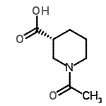 CAS#: 712270-39-8, (3R)-1-Acetyl-3-piperidinecarboxylic acid