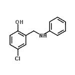 CAS 登录号：7123-49-1， 2-(苯胺基甲基)-4-氯苯酚