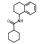 CAS#: 712300-29-3, N-(1,2,3,4-Tetrahydro-1-naphthalenyl)cyclohexanecarboxamide