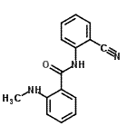 CAS#: 712309-23-4, N-(2-Cyanophenyl)-2-(methylamino)benzamide