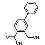 CAS 登录号：712349-89-8， 1-(2-乙基-4-苯基-苯基)乙酮