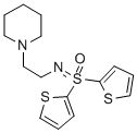 CAS#: 71256-87-6, S,S-Di-2-Thienyl-N-(2-(1-Piperidinyl)Ethyl)-Sulfoximine