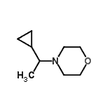 CAS#: 71298-95-8, 4-(1-Cyclopropylethyl)morpholine