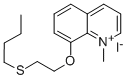 CAS#: 71314-98-2, 8-(2-(Butylthio)Ethoxy)-1-Methyl-Quinolinium Iodide