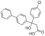 CAS#: 71315-06-5, (-)-3-(4-Biphenylyl)-3-(4-Chlorophenyl)-Hydracrylic Acid