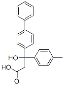CAS 登录号：71315-13-4， DL-3-(4-联苯基)-3-(对甲苯基)-羟基丙酸