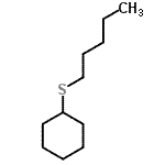 CAS#: 7133-42-8, (Pentylsulfanyl)cyclohexane