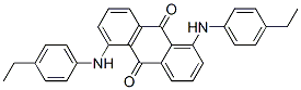 CAS 登录号：71334-59-3， 1,5-二[(4-乙基苯基)氨基]蒽醌