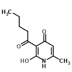 CAS#: 7135-84-4, 2-Hydroxy-6-methyl-3-pentanoyl-4(1H)-pyridinone