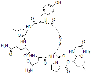 CAS#: 71375-94-5, Deamino-(8alpha-Hydroxyisocaproic Acid)-Oxytocin
