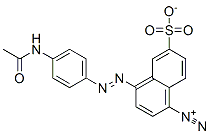 CAS#: 71393-88-9, 4-[[4-(Acetylamino)Phenyl]Azo]-6-Sulfonato-1-Naphthalenediazonium