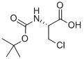 CAS 登录号：71404-98-3， 3-氯-N-[(1,1-二甲基乙氧基)羰基]-L-丙氨酸