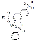 CAS#: 71411-88-6, 3-Amino-4-[(Phenylsulphonyl)Oxy]Naphthalene-2,7-Disulphonic Acid