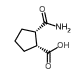 CAS#: 714192-66-2, (1R,2S)-2-Carbamoylcyclopentanecarboxylic acid