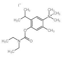 CAS#: 7142-65-6, [4-(Diethylcarbamoyloxy)-2-methyl-5-propan-2-yl-phenyl]-trimethyl-azanium iodide