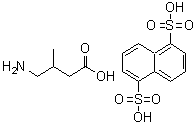 CAS#: 71424-95-8, 4-Amino-3-methylbutanoic acid - 1,5-naphthalenedisulfonic acid (2:1)