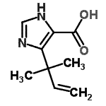 CAS#: 714273-87-7, 4-(2-Methyl-3-buten-2-yl)-1H-imidazole-5-carboxylic acid