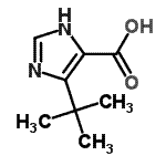 CAS#: 714273-88-8, 4-(2-Methyl-2-propanyl)-1H-imidazole-5-carboxylic acid