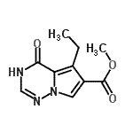 CAS#: 714971-30-9, Methyl 5-ethyl-4-oxo-1,4-dihydropyrrolo[2,1-f][1,2,4]triazine-6-carboxylate