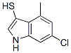 CAS#: 71501-26-3, 6-Chloro-4-Methyl-1H-Indole-3-Thiol