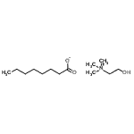 CAS#: 71501-52-5, 2-Hydroxy-N,N,N-trimethylethanaminium octanoate