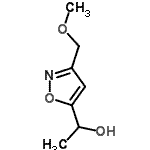 CAS 登录号：71502-39-1， 1-[3-(甲氧基甲基)-1,2-恶唑-5-基]乙醇