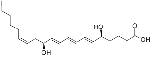 CAS#: 71548-19-1, (5S,6E,8E,10E,12S,14Z)-5,12-Dihydroxy-6,8,10,14-Eicosatetraenoic Acid