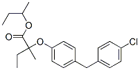 CAS#: 71548-95-3, Butan-2-Yl 2-[4-[(4-Chlorophenyl)Methyl]Phenoxy]-2-Methyl-Butanoate