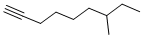 CAS#: 71566-65-9, 7-Methyl-1-Nonyne