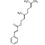 CAS#: 71605-84-0, 3,7-Dimethyl-2,6-octadien-1-yl 3-phenylacrylate