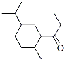 CAS 登录号：71617-13-5， 1-[2-甲基-5-(1-甲基乙基)环己基]丙-1-酮
