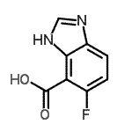 CAS#: 716362-27-5, 5-Fluoro-1H-benzimidazole-4-carboxylic acid