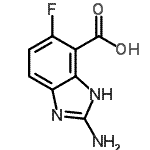 CAS#: 716362-28-6, 2-Amino-5-fluoro-1H-benzimidazole-4-carboxylic acid
