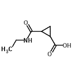 CAS 登录号：716362-61-7， 2-(乙基氨基甲酰)环丙烷羧酸