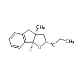 CAS#: 716367-76-9, (2R,3aS,8bR)-2-Ethoxy-3a-methyl-3,3a,4,8b-tetrahydro-2H-indeno[1,2-b]furan