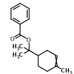 CAS#: 71648-34-5, 2-(4-Methyl-3-cyclohexen-1-yl)-2-propanyl benzoate