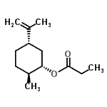 CAS#: 71662-22-1, (1S,2S,5S)-5-Isopropenyl-2-methylcyclohexyl propionate