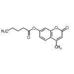 CAS#: 717-28-2, 4-Methyl-2-oxo-2H-chromen-7-yl valerate