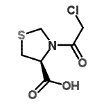 CAS 登录号：71705-76-5， (4S)-3-(氯乙酰基)-1,3-噻唑烷-4-羧酸