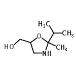 CAS#: 717110-95-7, (2-Isopropyl-2-methyl-1,3-oxazolidin-5-yl)methanol