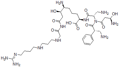 CAS 登录号：71750-64-6， 伊短菌素F