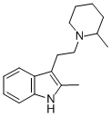 CAS 登录号：71765-59-8， 2-甲基-3-(2-(2-甲基-1-哌啶基)乙基)-1H-吲哚
