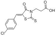 CAS#: 7177-97-1, 3-[5-(4-Chloro-Benzylidene)-4-Oxo-2-Thioxo-Thiazolidin-3-Yl]-Propionic Acid