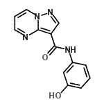 CAS 登录号：717828-52-9， N-(3-羟基苯基)吡唑并[1,5-a]嘧啶-3-甲酰胺