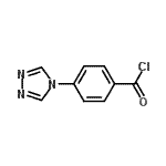 CAS#: 717871-76-6, 4-(4H-1,2,4-Triazol-4-yl)benzoyl chloride