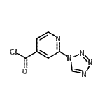 CAS 登录号：717871-78-8， 2-(1H-四唑-1-基)异烟酰氯化物