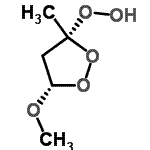 CAS#: 717888-58-9, (3R,5S)-5-Methoxy-3-methyl-1,2-dioxolan-3-yl hydroperoxide